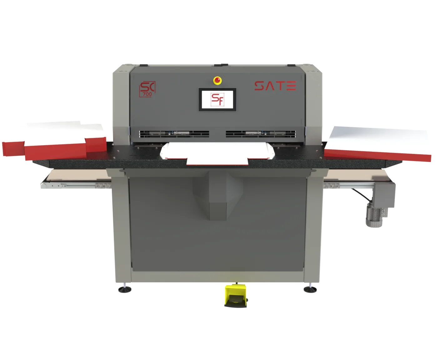 SATE SC700 dual-motor corner cutter - frontal render